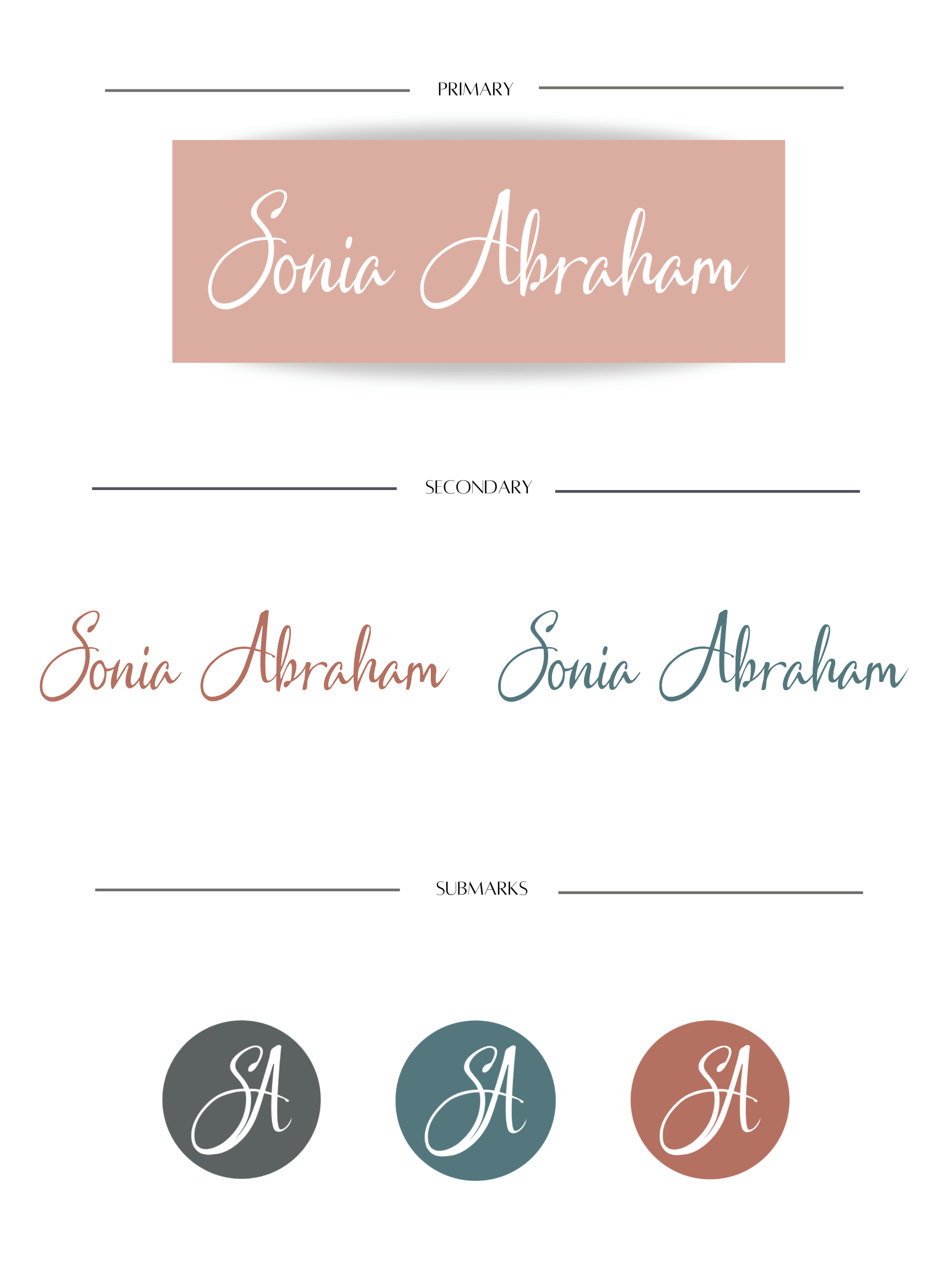 Sonia Abraham - Logo