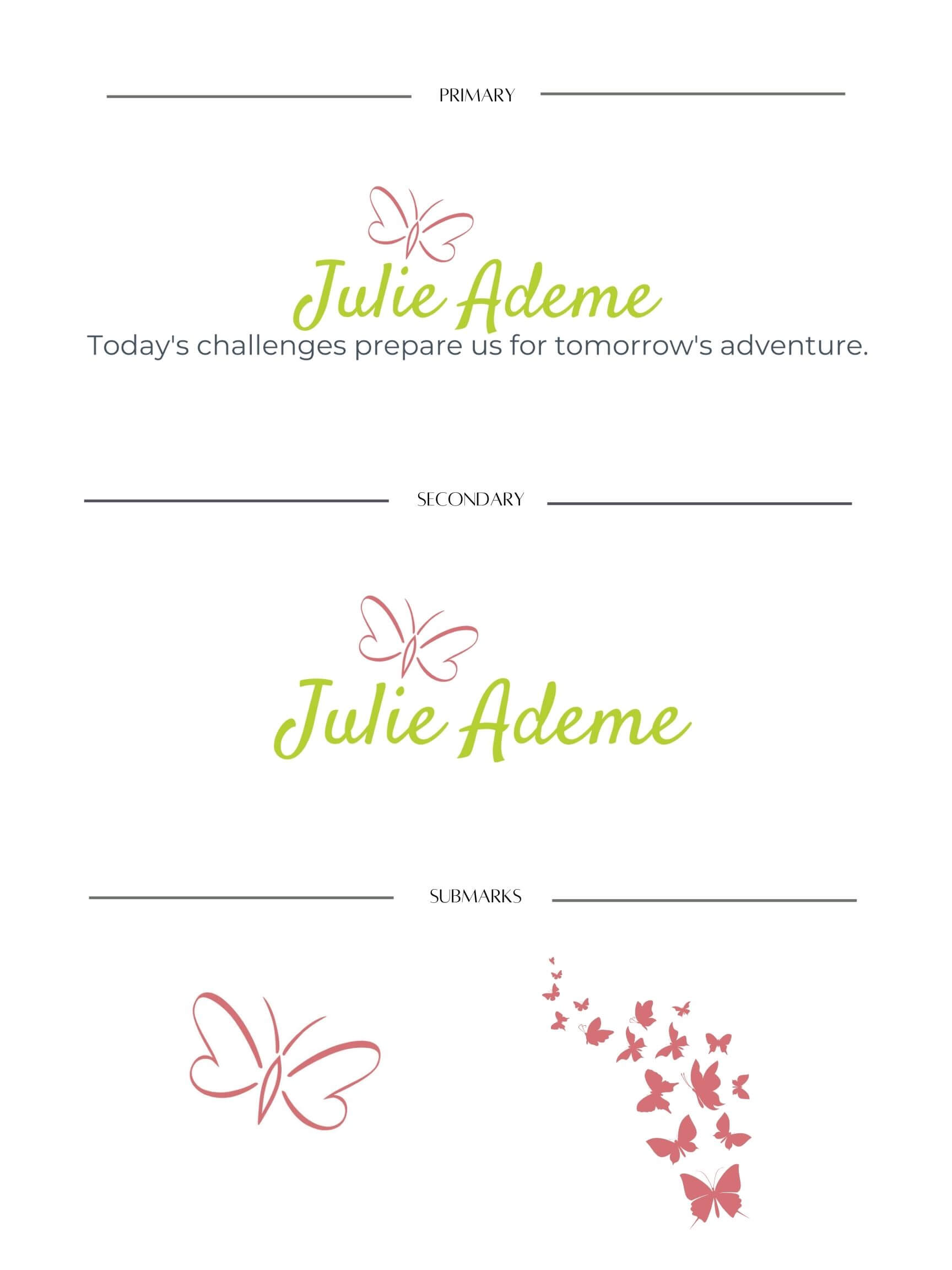 Julie Ademe - Logos
