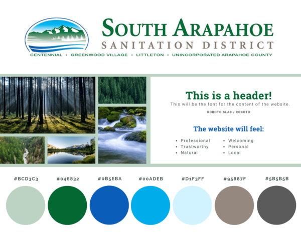 South Arapahoe Sanitation District - Destination Vision Board