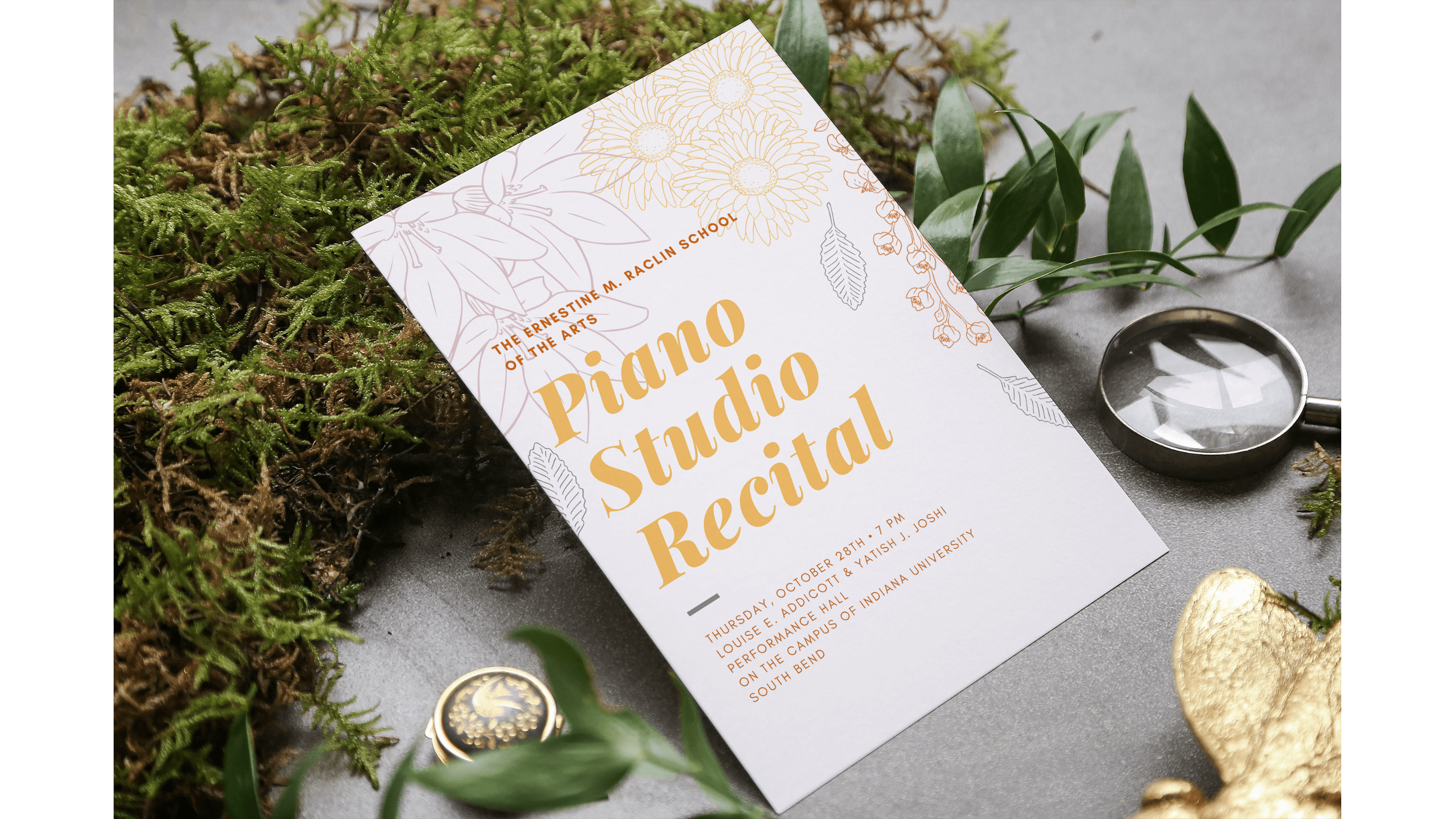 Piano Studio Recital - Flyer