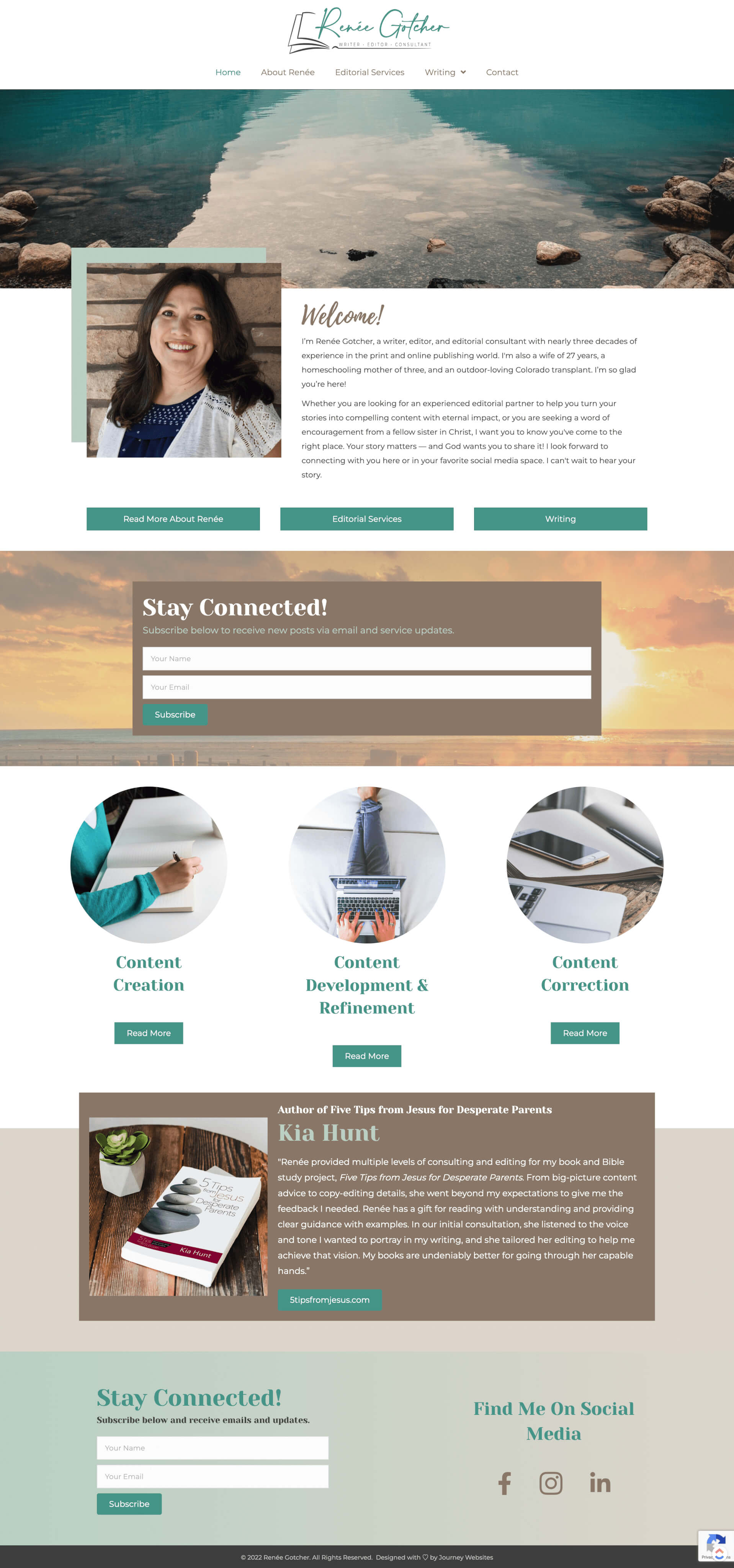 Renée Gotcher - Website After